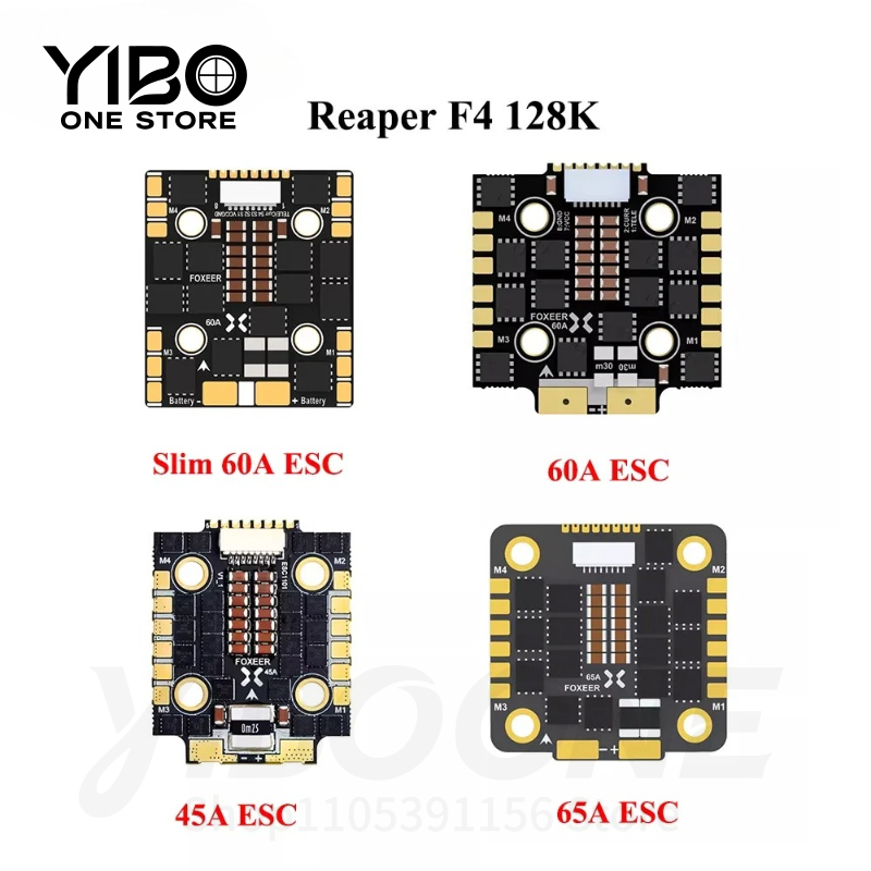 Foxeer Reaper F4 128K 65A Esc - Reaper F4 Mini 128K 45A/60A/65A/Slim 60A