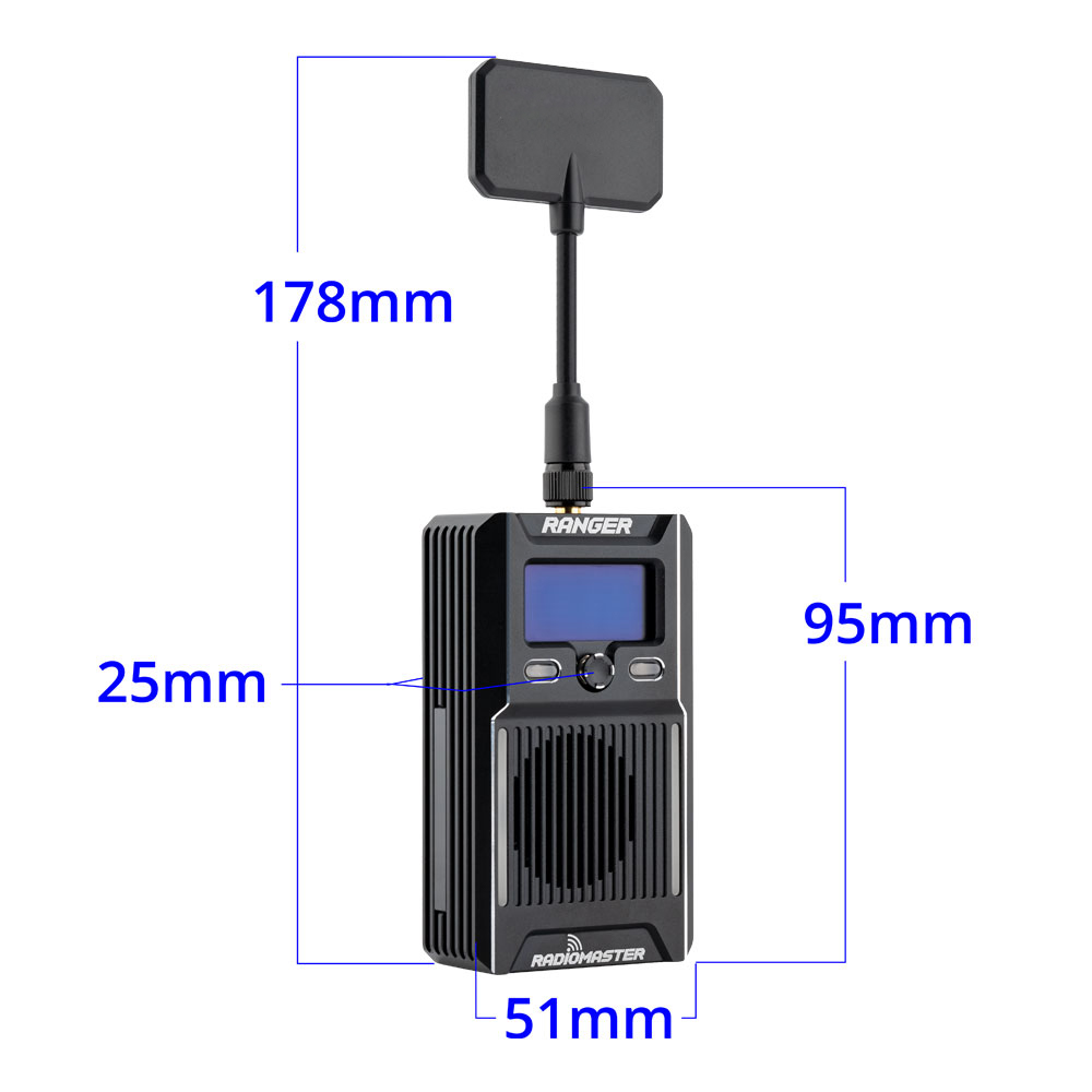 Модуль ELRS 2,4 ГГц с OLED-дис – обзор и цена Radiomaster Ranger 2.4Ghz Elrs Module