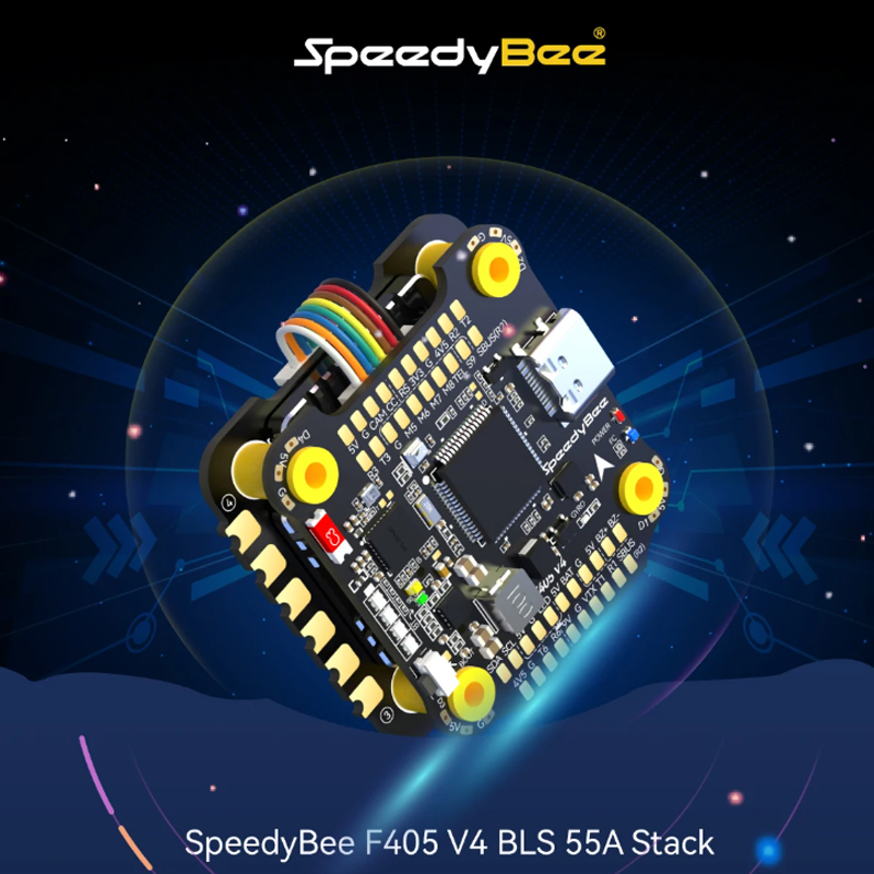 Комплект SpeedyBee F405 V4 BLS – обзор и цена Speedybee F405 V4 Bls 55A Stack
