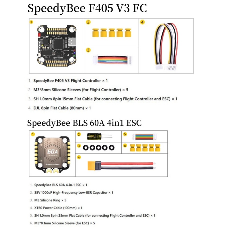 Полетный контроллер SpeedyBee  – обзор и цена Speedybee F405 V4 Bls 55A Stack