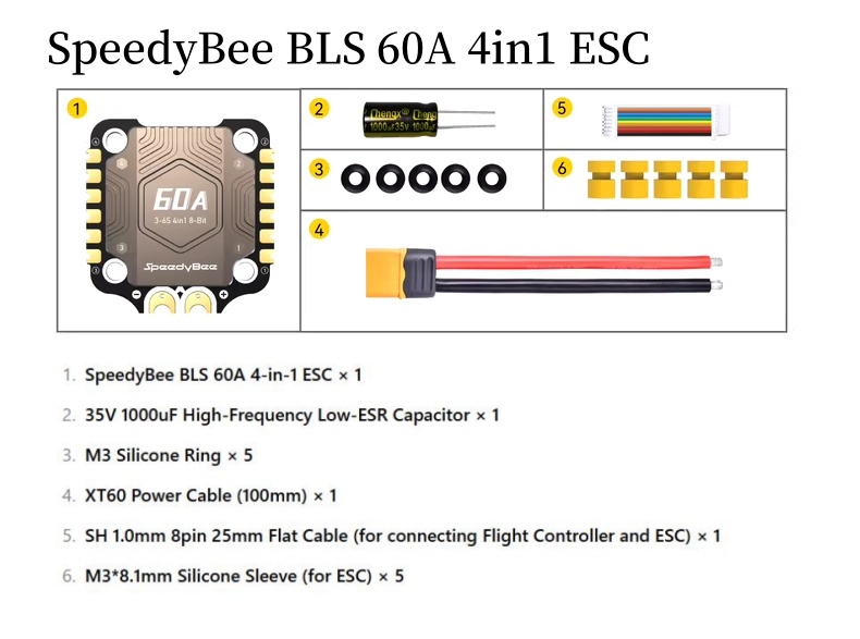 Полетный контроллер SpeedyBee  – обзор и цена Speedybee F405 V4 Bls 55A Stack