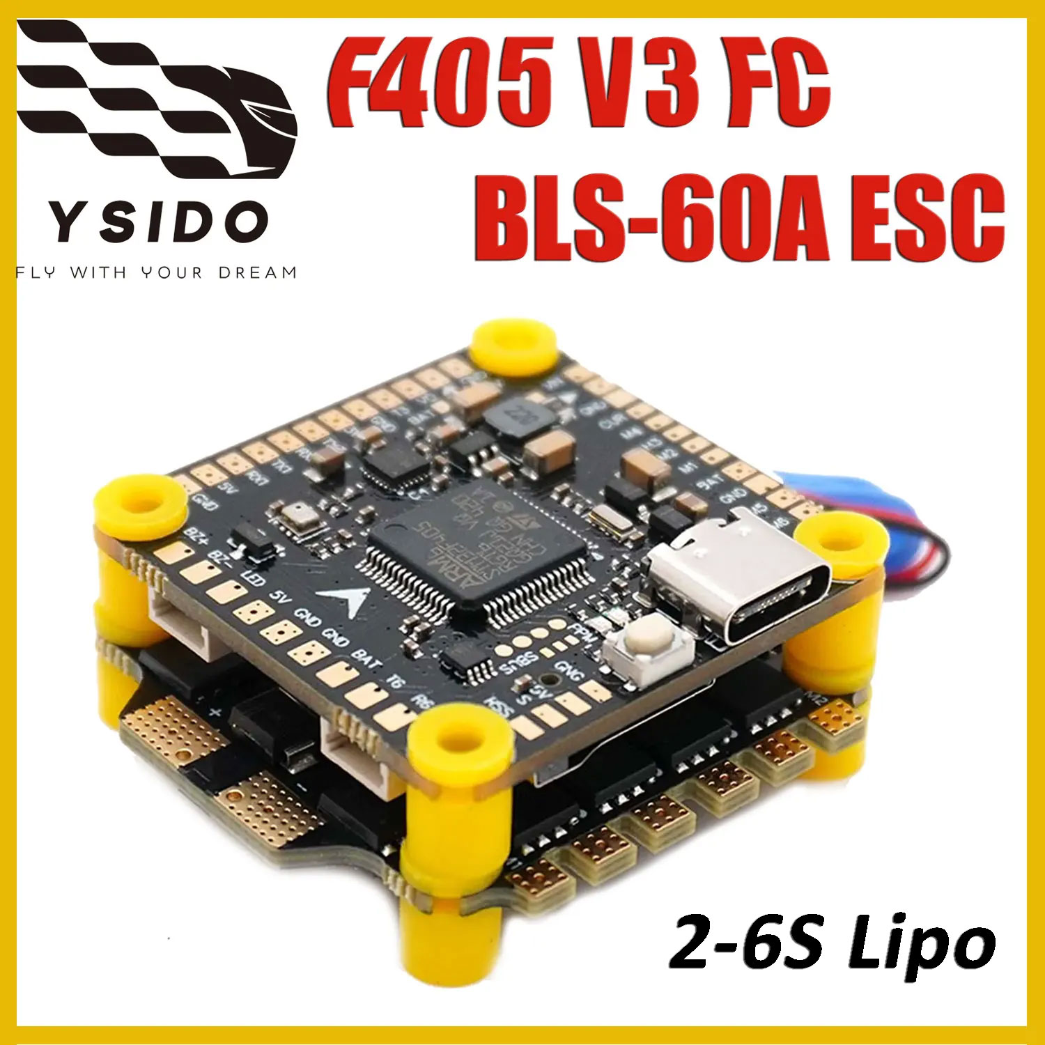YSIDO F405 V3 Управление полет – обзор и цена Mateksys Flight Controller F405 Wte